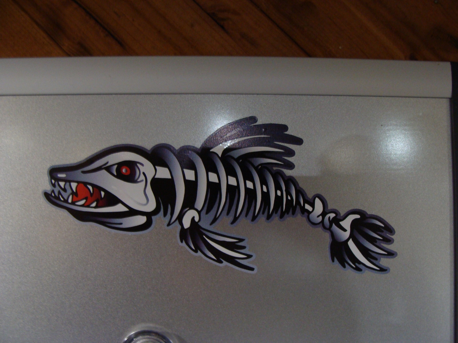 2 – 3″ x 7″ Fish Skeleton Decals Sticker Fishing Boat Graphics Ice Tackle 1500