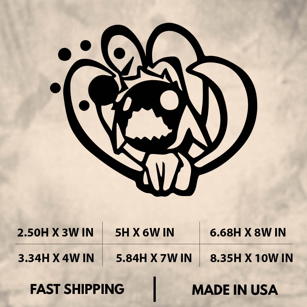Chibi Nine Tails|Naruto|Anime|Decal Sticker-Car Window Laptop Tablet Wall Locker