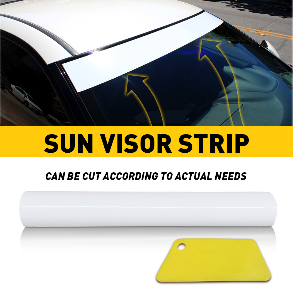 Sun Visor Strip Windshield Banner Vinyl Long Lasting Premium Blank Decal 651 USA