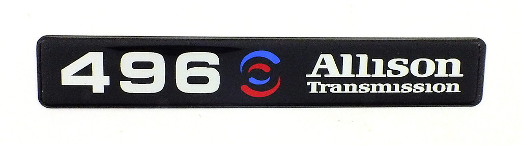 496 Allison EMBLEM (B) Super Sized BLACK SATIN