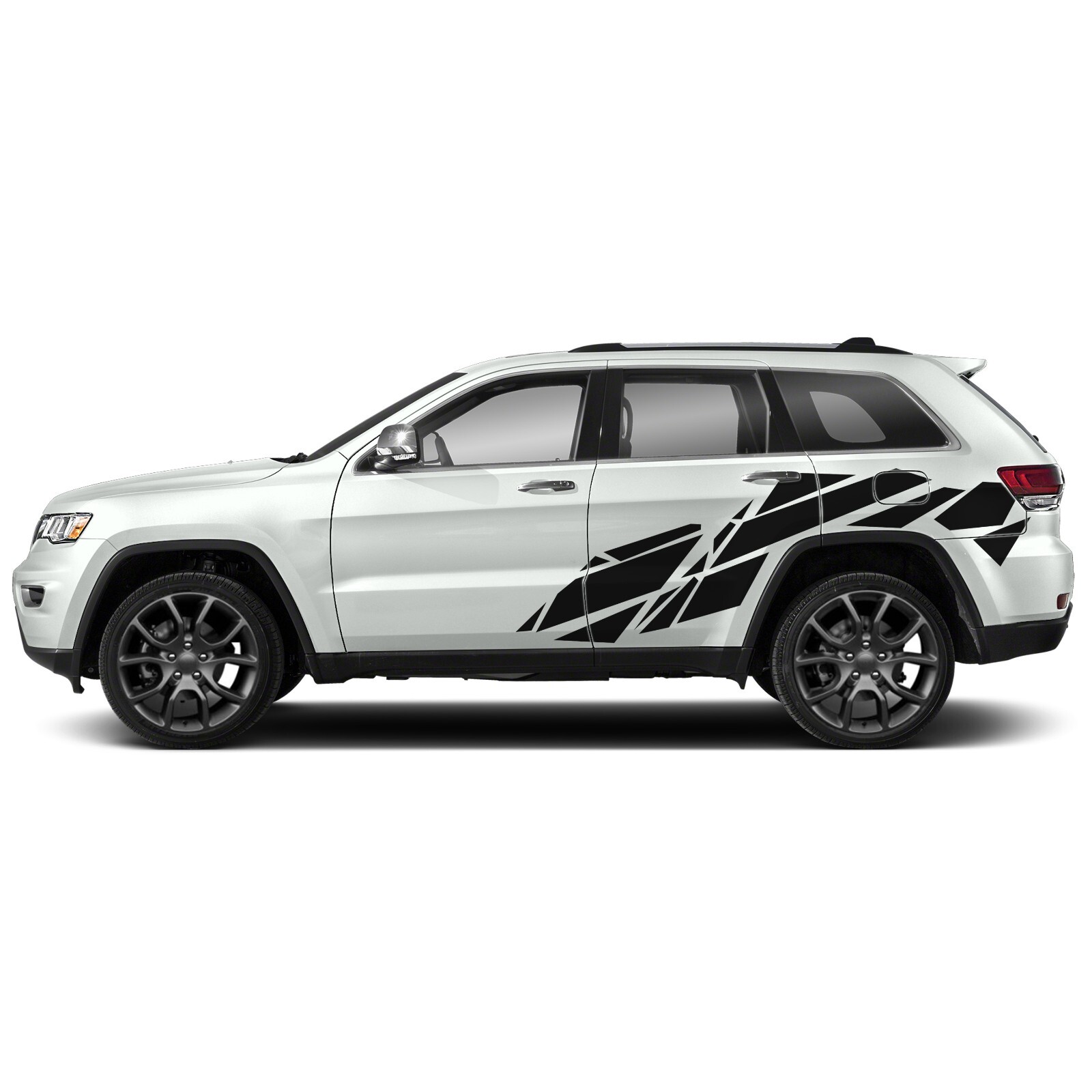 Geometrical graphics stickers decal compatible with Jeep Grand Cherokee