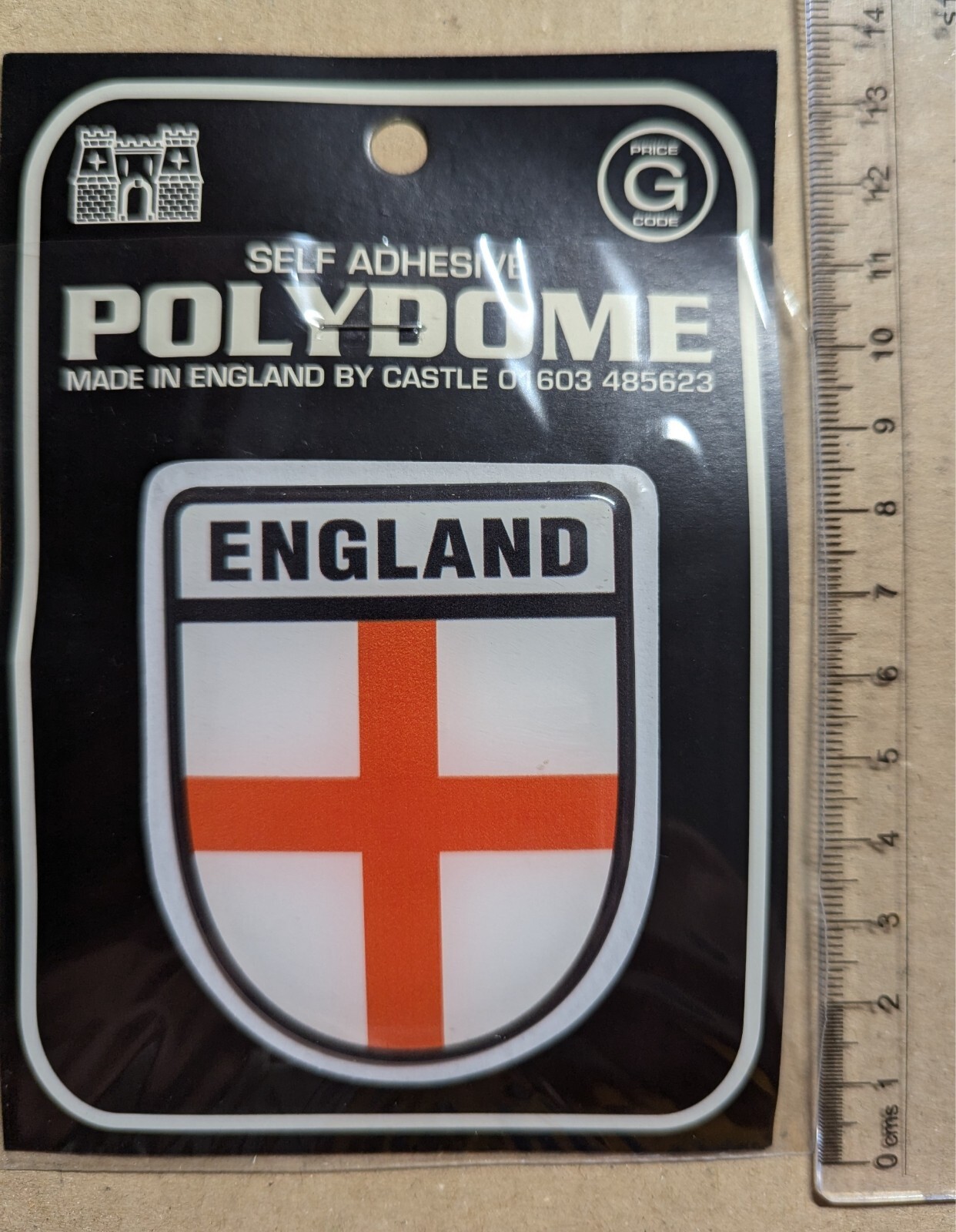 GB Great Britain England Flag Emblem Car Van Vinyl Bumper Sticker Decal