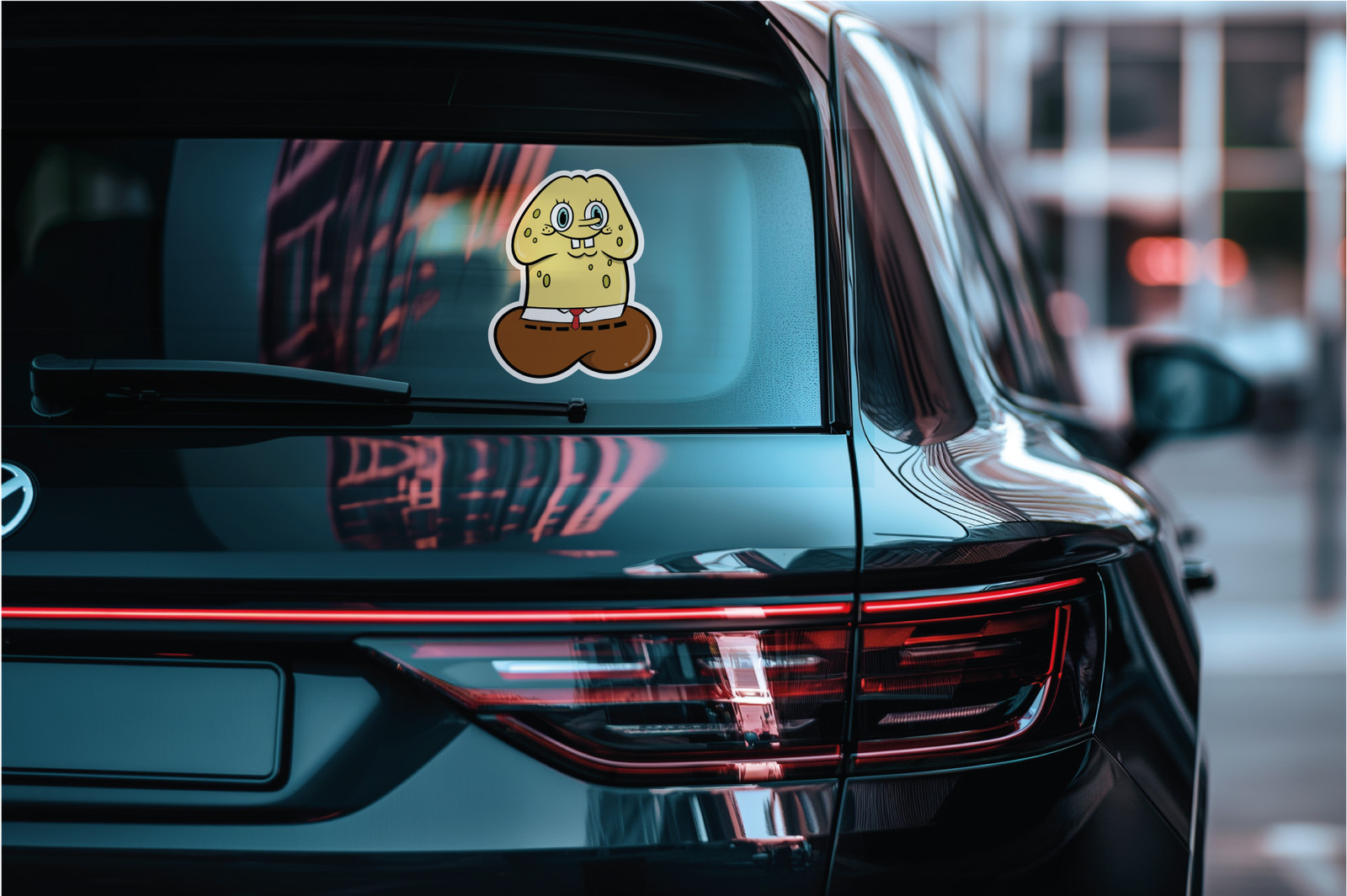 Laminated decal/sticker–UV/Water resistant for in/outdoor use – Penis Sticker