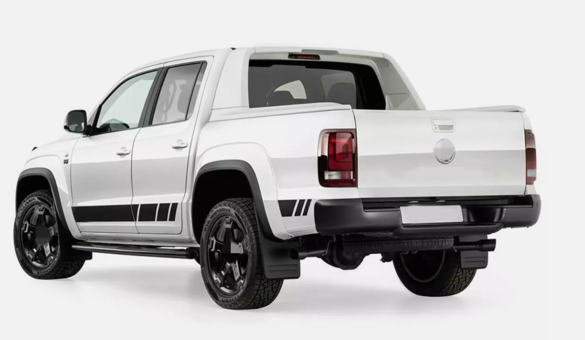 Volkswagen Amarok VW Side Stripes Graphics Decals Both Sides 4×4 Utility