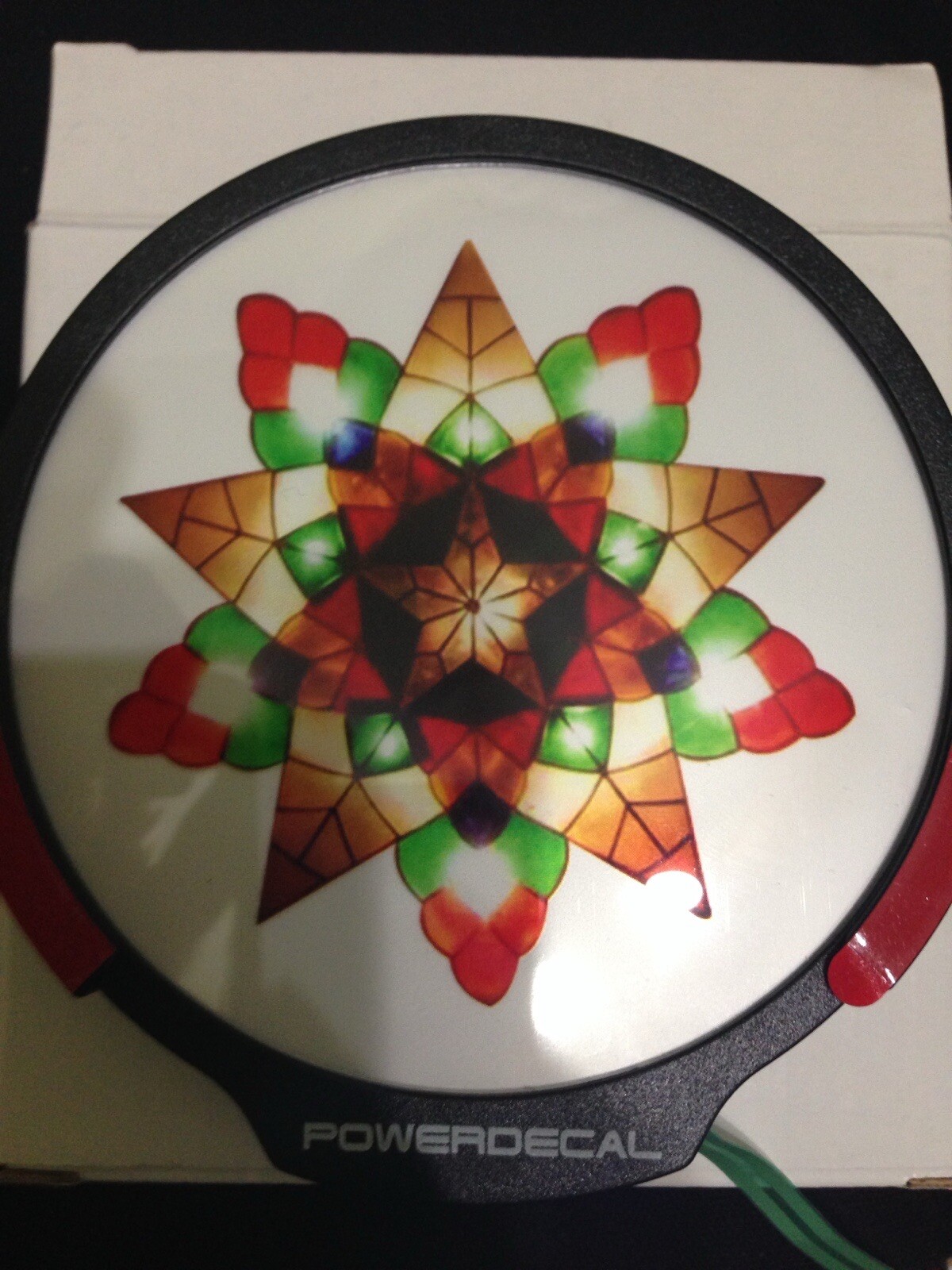 Philippine Christmas Light (Parol)Light Up Decal Backlit LED Motion Sensing