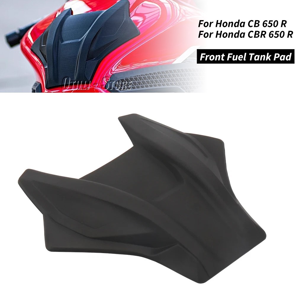 For Honda CBR650R CB650R Motorcycle Black Front Fuel Tank Pad Sticker Protection