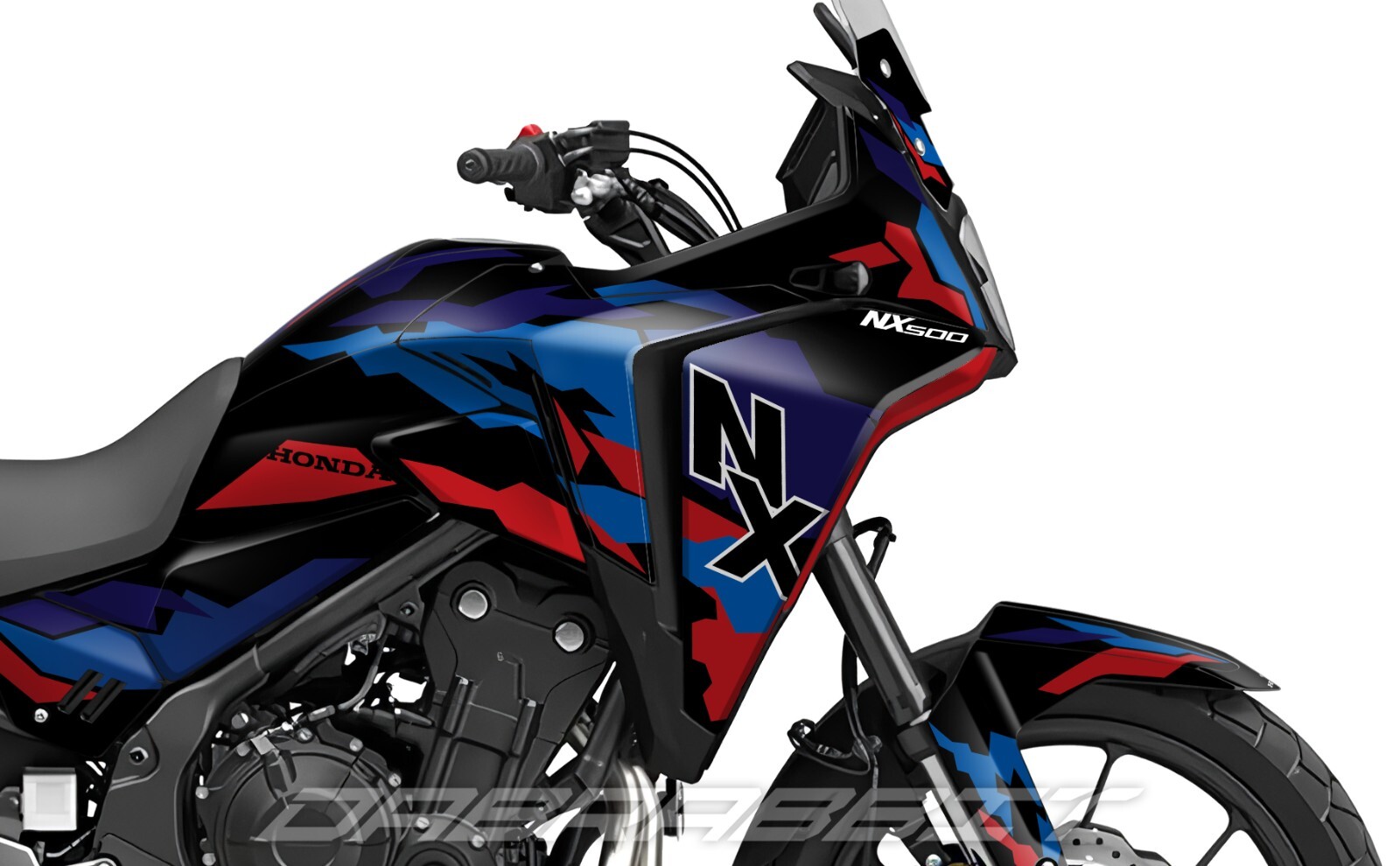 NEW Graphic kit for Honda NX500 (2024~) Decal Sticker Kit (AT-B)