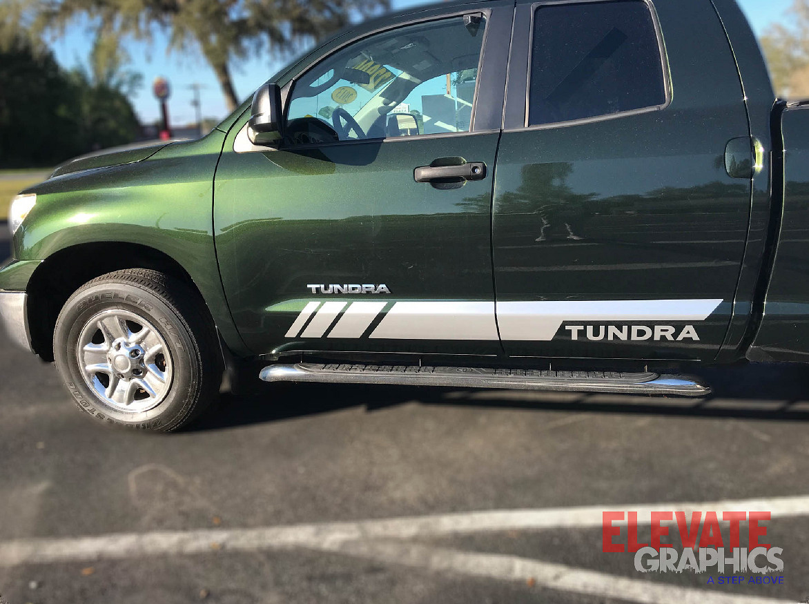 2007-2025 For Toyota Tundra Decals Side Rocker Lower Stripes Vinyl Graphics