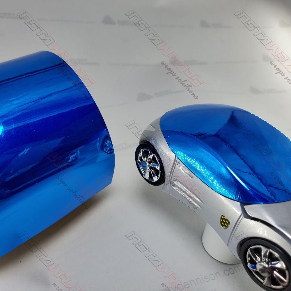 Avery Dennison SF100 Conform Chrome Blue Flexible Vinyl Car Wrap Film | 256-S