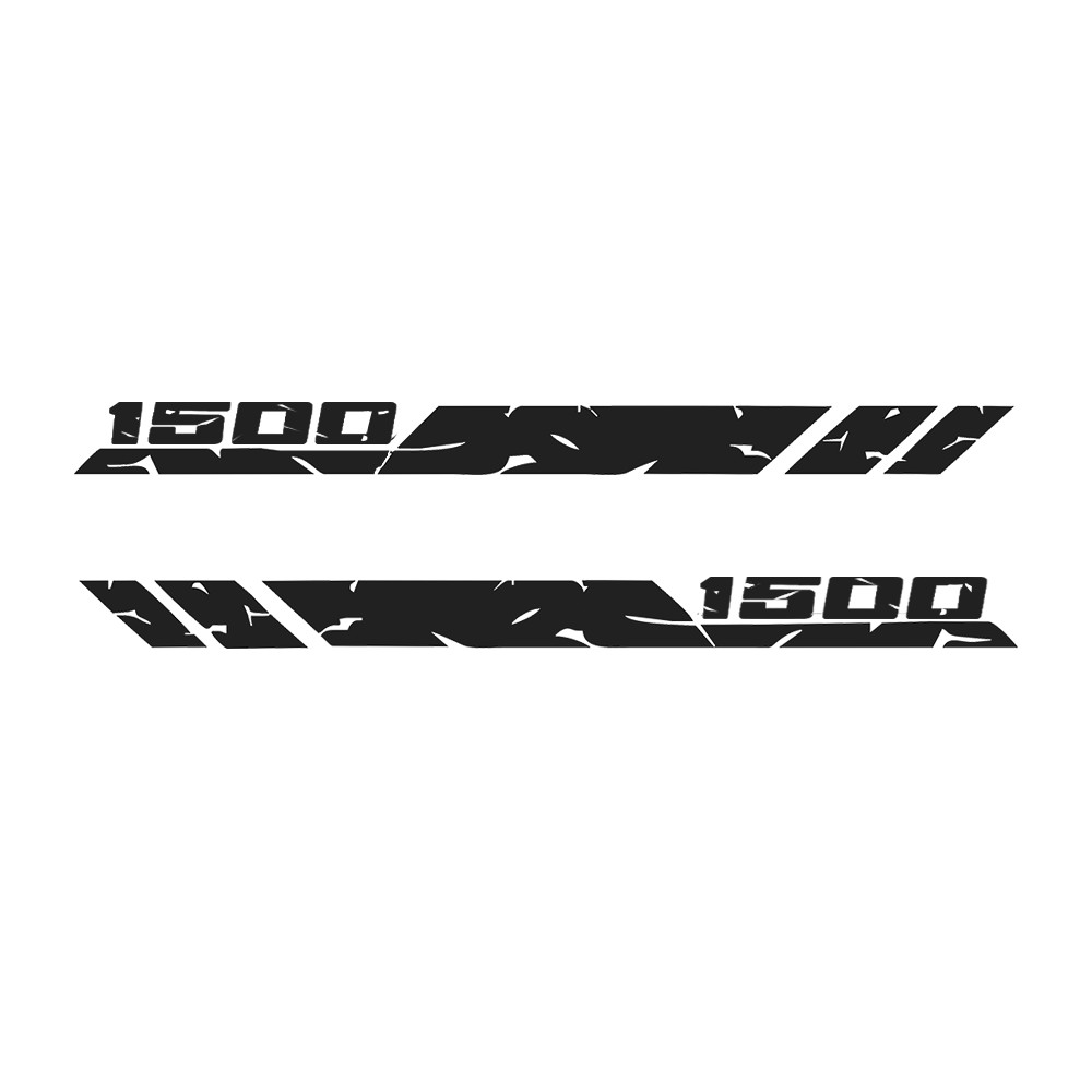 2pcs Vinyl Car Decals Graphics Kit Pickup Truck Door Side Sticker for Ram 1500