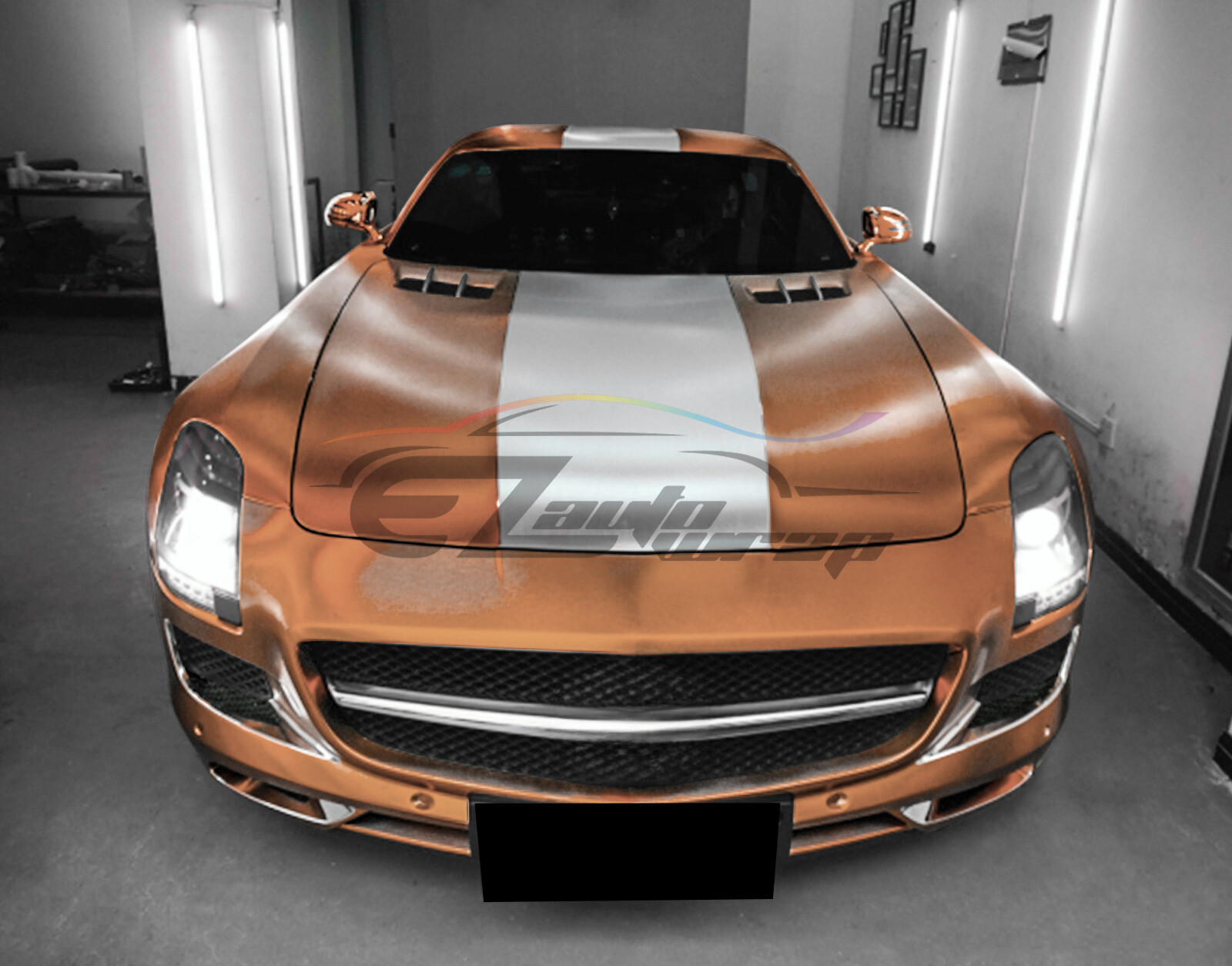 Chrome Aluminum Rose Gold Copper Vinyl Wrap Sticker Decal Sheet Film Air Release