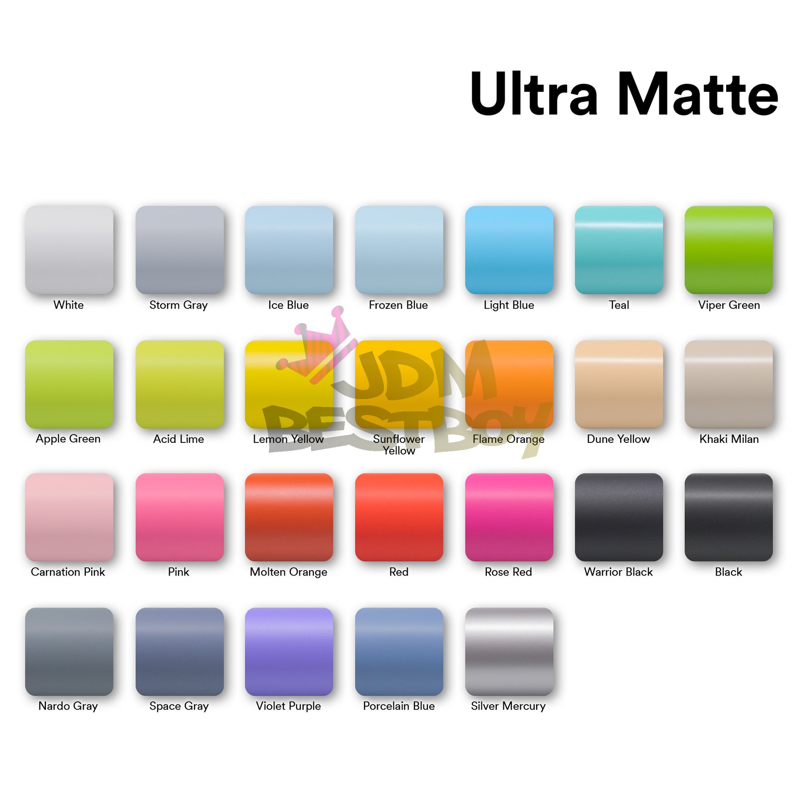 Premium Ultra Matte Flat Black Car Vehicle Vinyl Wrap Sticker Decal Sheet Film