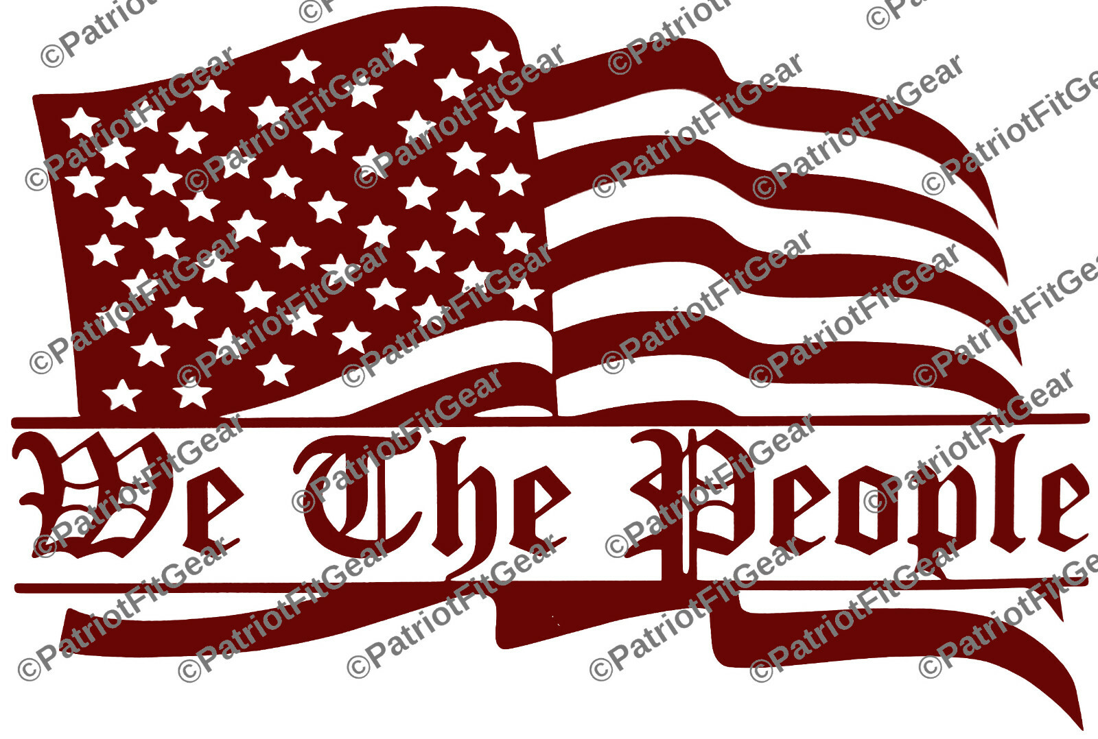 We The People Flag,12″x9″,Dont Tread On Me,Faith Family Freedom,1A,Vinyl Decal