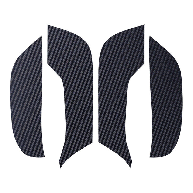4x Door Panle Protector Anti Kick Scratch Cover Scuff Trim Sticker Carbon Fiber