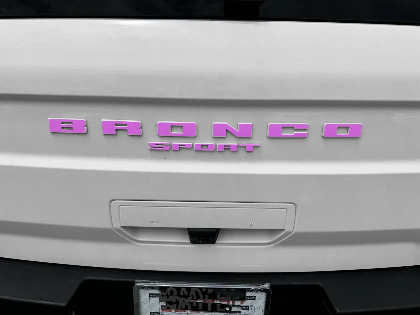 Bronco Grille Lettering Vinyl Wrap Inlay