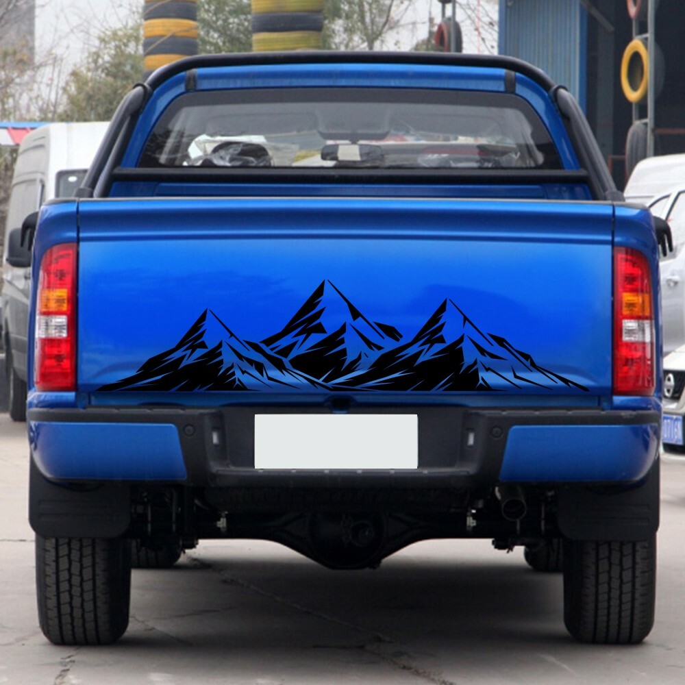 Black Mountain Graphics Vinyl Sticker Decal For Car Truck Body Hood Door Window
