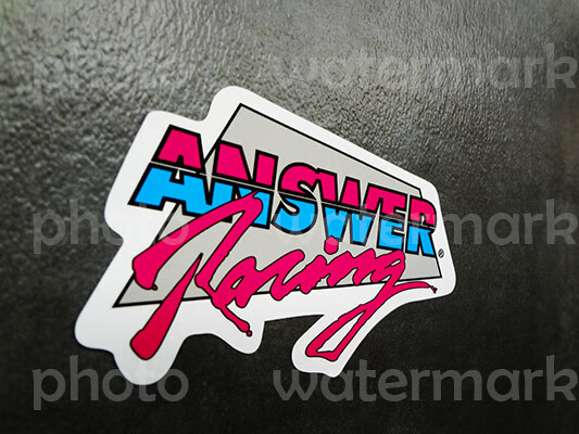 2pc Answer Racing sticker decal graphic adesivi adhesivo Motocross MX Pick Size