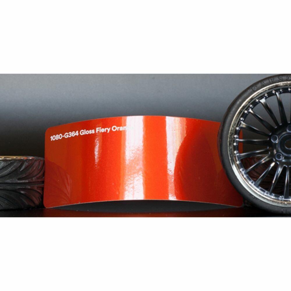 3M 1080 / 2080 Scotchprint Gloss Fiery Orange Vinyl Car Wrap Film | G364