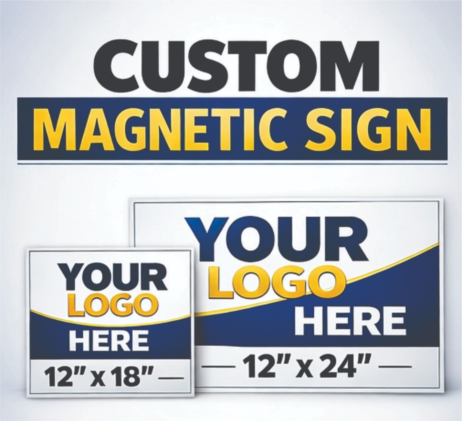 Custom Magnetic Car Sticker Business Vehicle Magnet Custom Logo Truck Sign