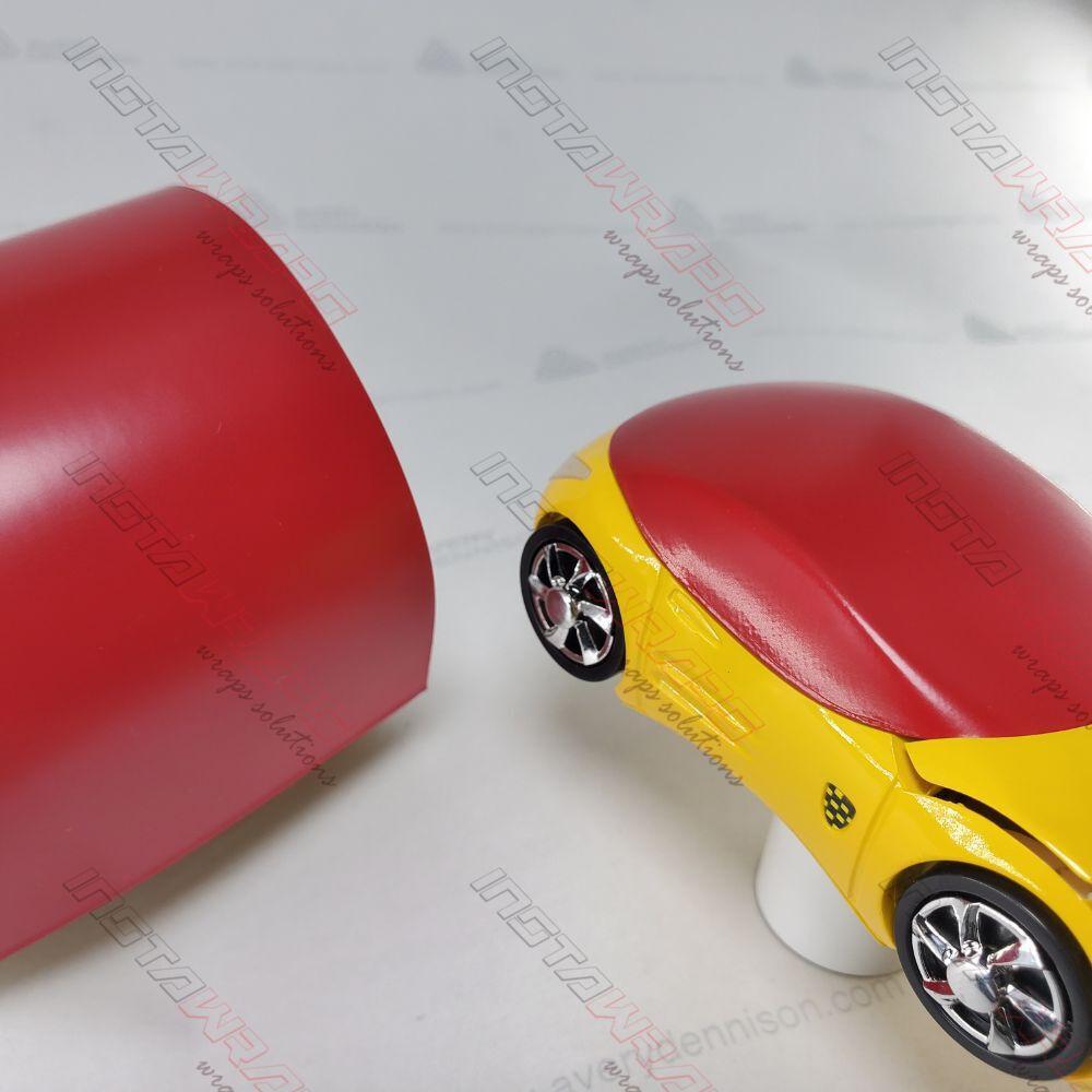 Avery Dennison SW900 Supreme Satin Carmine Red Vinyl Car Wrap Film | 438-O