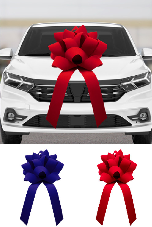 Premium Velvet Car Bow non scratch magnetic car dealership holiday gift sales