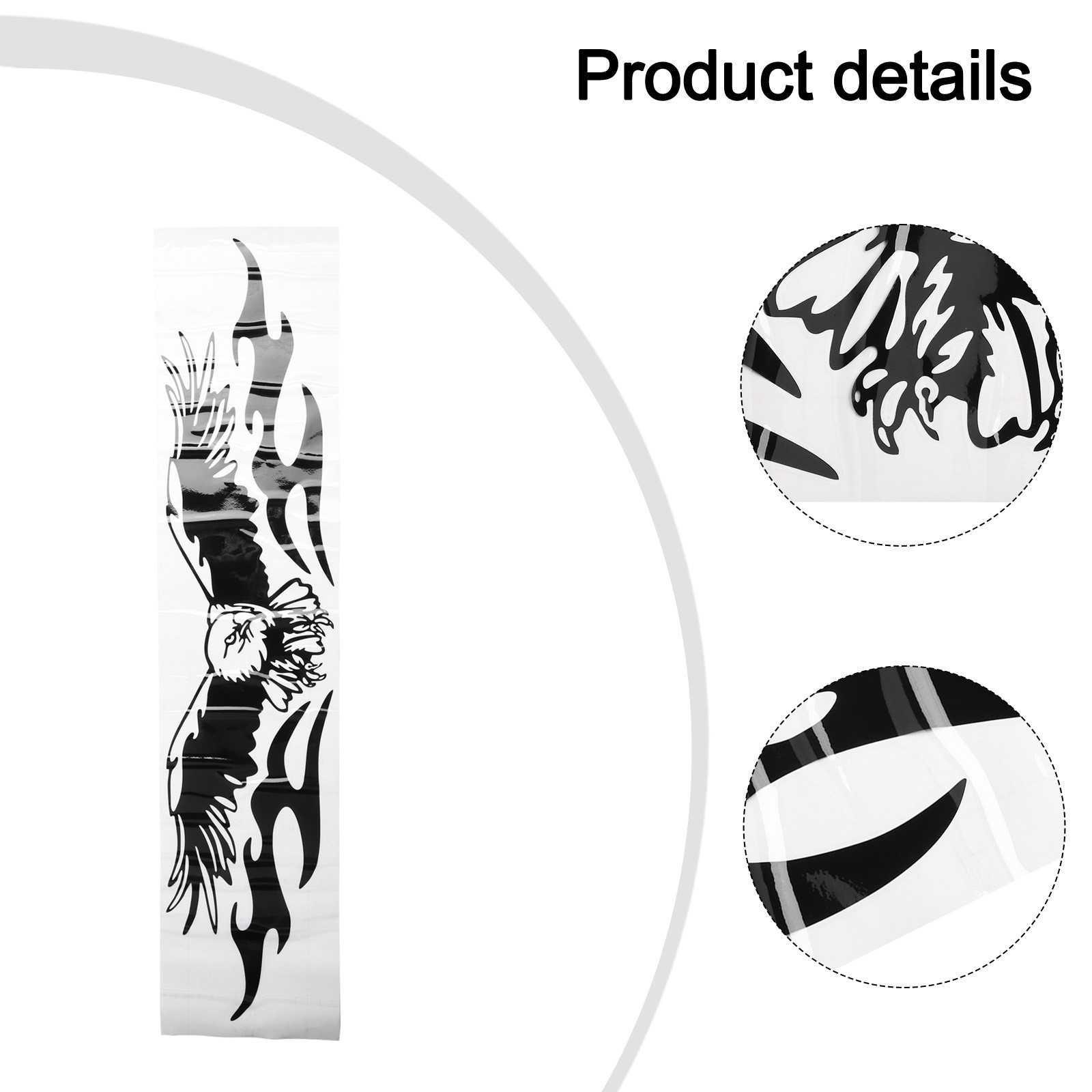 Easy to Install DIY Decal Emblem Sticker for Car Truck Hood Side Body Vinyl