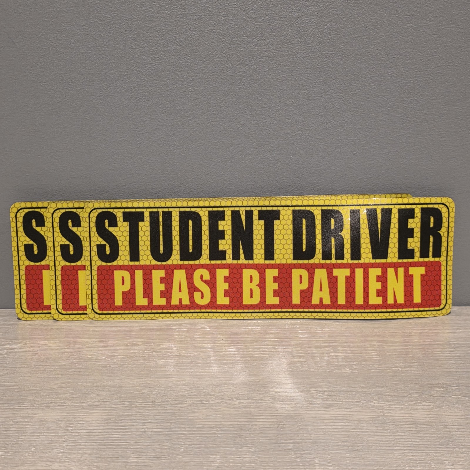 New Student Driver Please Be Patient Magnet, Lot Of 3