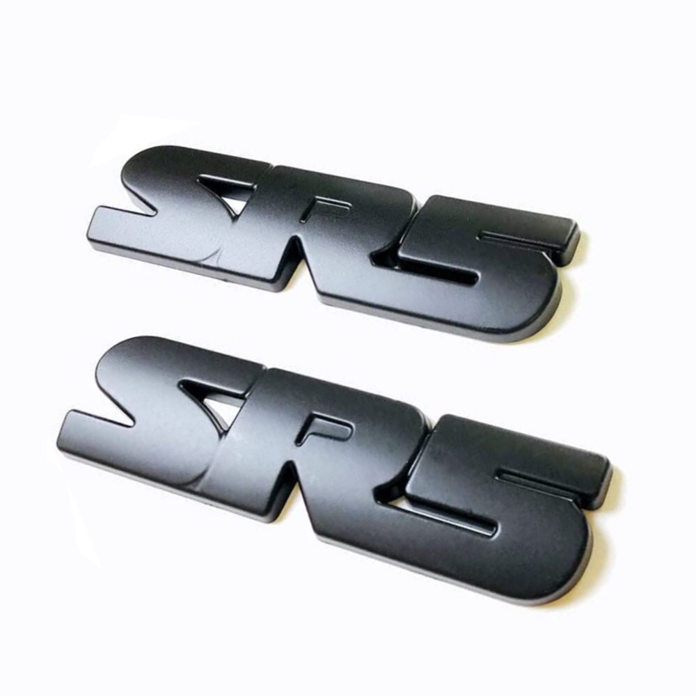 2Pcs SR5 Blackout Emblem Letter Overlay for 2016-2024 Tacoma 4Runner Model decal
