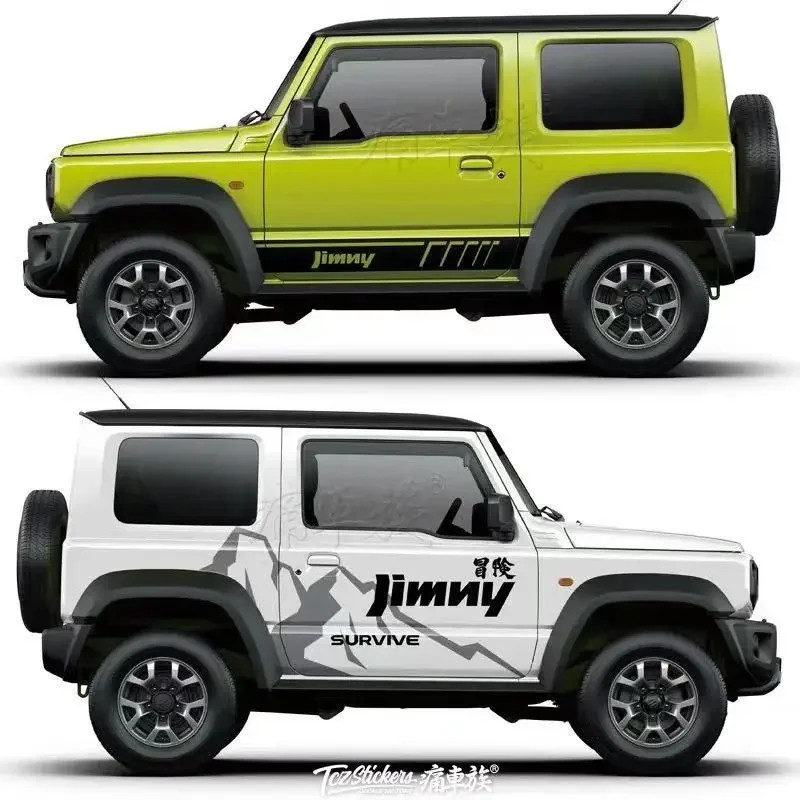 Car stickers For Suzuki Jimny body exterior decoration modified color Decal film
