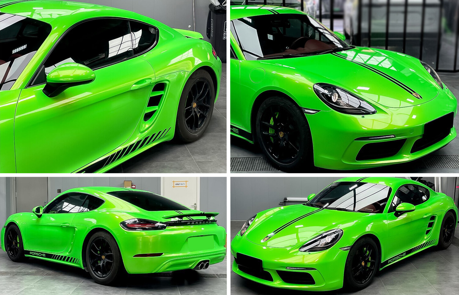 Apple Green Gloss Metallic Glitter Vinyl Film Wrap Sticker Decal Air Bubble Free