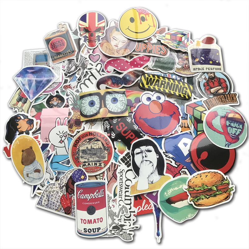 1000Pc Mixed Sticker Pack Motocross Motorcycle Drift Car ATV Racing Helmet Decal