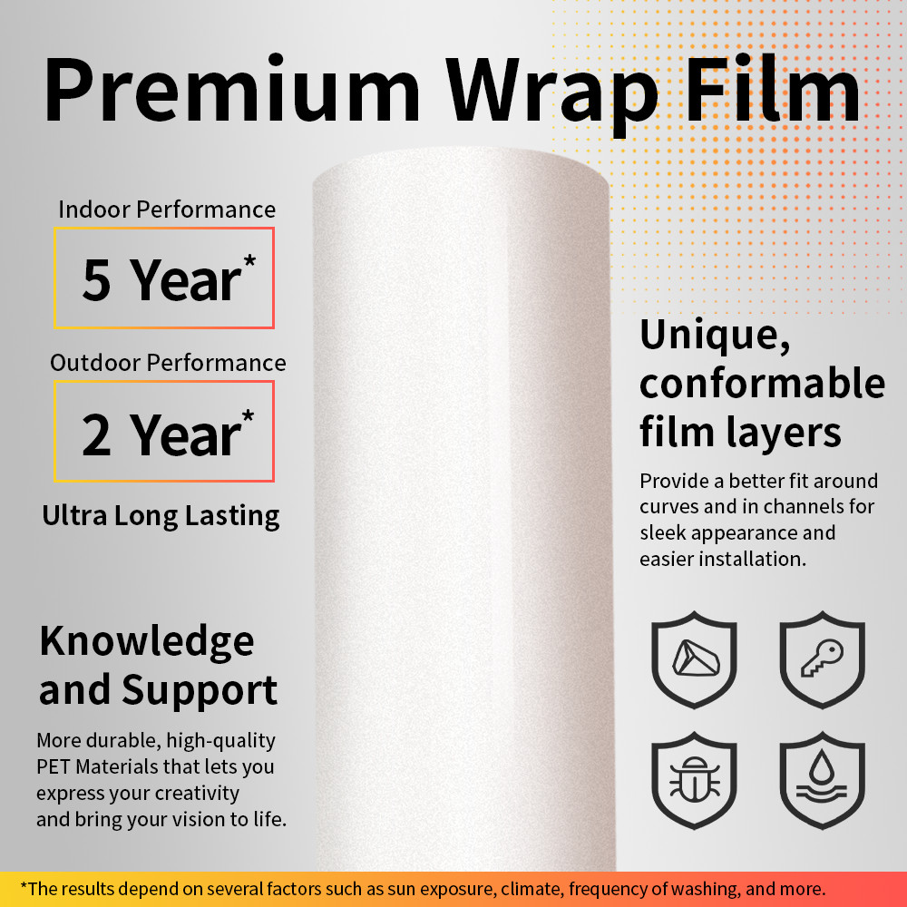 Premium High Gloss Vinyl Film Car Wrap Sticker Decal DIY Bubble Free Air Release