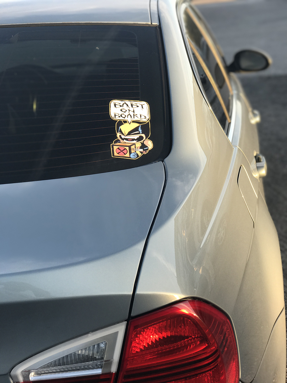Wolverine Baby on Board X-Men Decal/Sticker