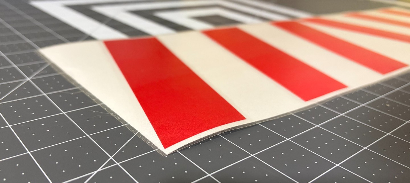 Chevron Reflective Car Decal (1 Left and 1 Right) Various Colors 12″x6″ By SSMG