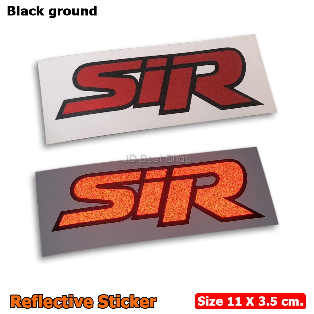 Sir Sticker PVC Reflective Diecut Vinyl Decal JDM Style Jap For Honda Car Racing