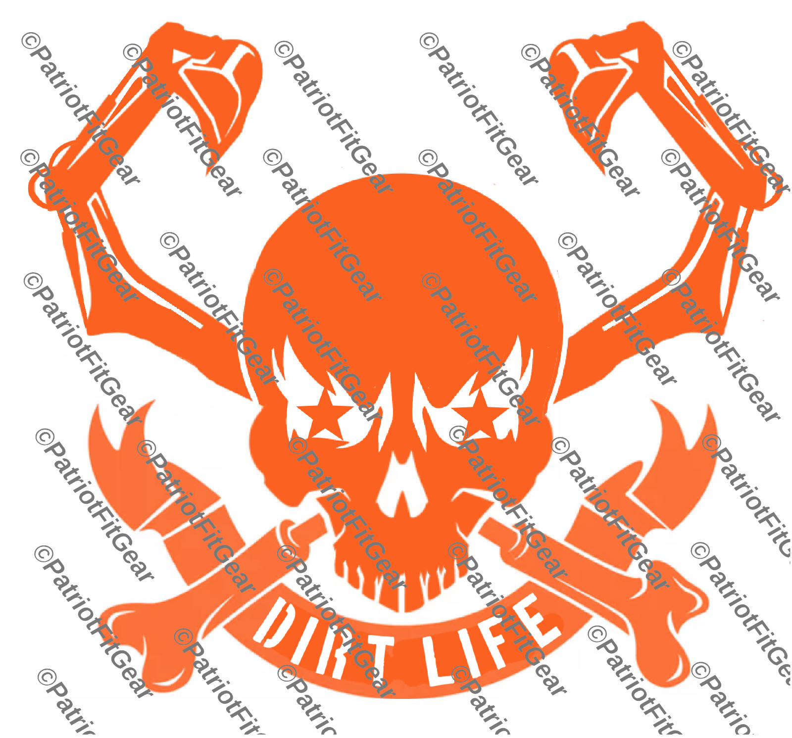 Dirt Life,Heavy Equipment Operator,Dig It,Oilfield,Landscape,Custom Vinyl Decal