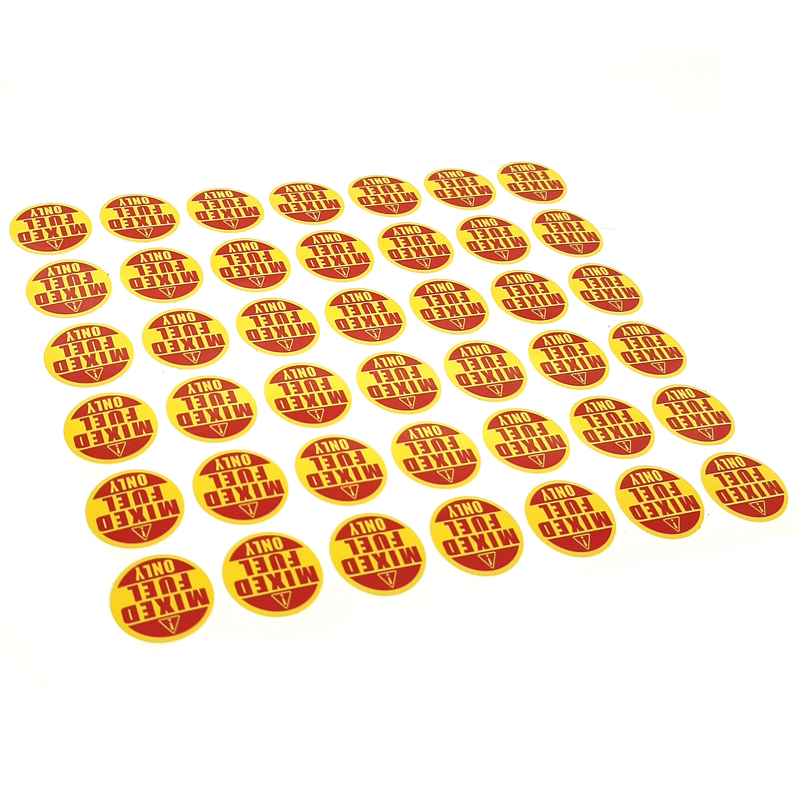 Mixed Fuel Only sticker gasoline diesel decal label tank vinyl door label 42x