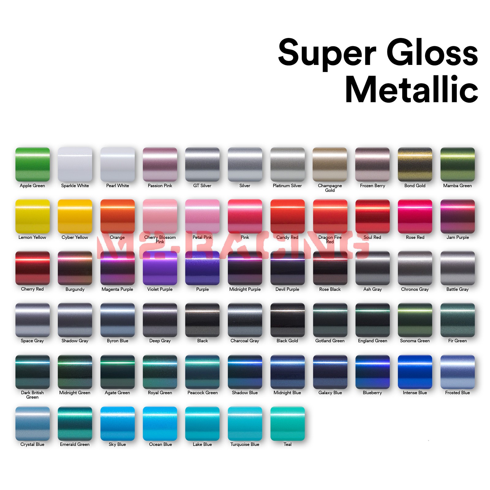 Premium Super Gloss Metallic Peacock Green Vinyl Car Wrap Sticker Decal Sheet