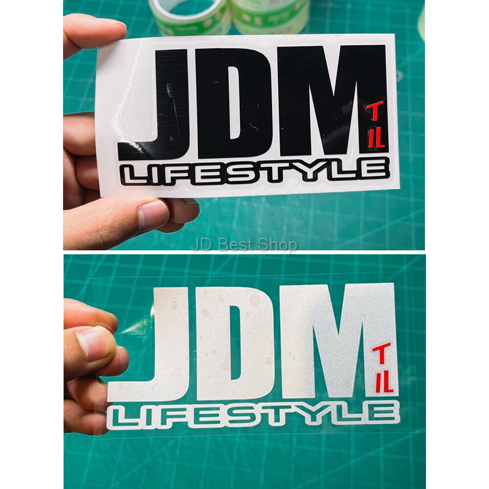 JDM LIFESTYLE Jap Car Trucks Stickers Dicut Vinyl Decal Glass Corner Sport Drift