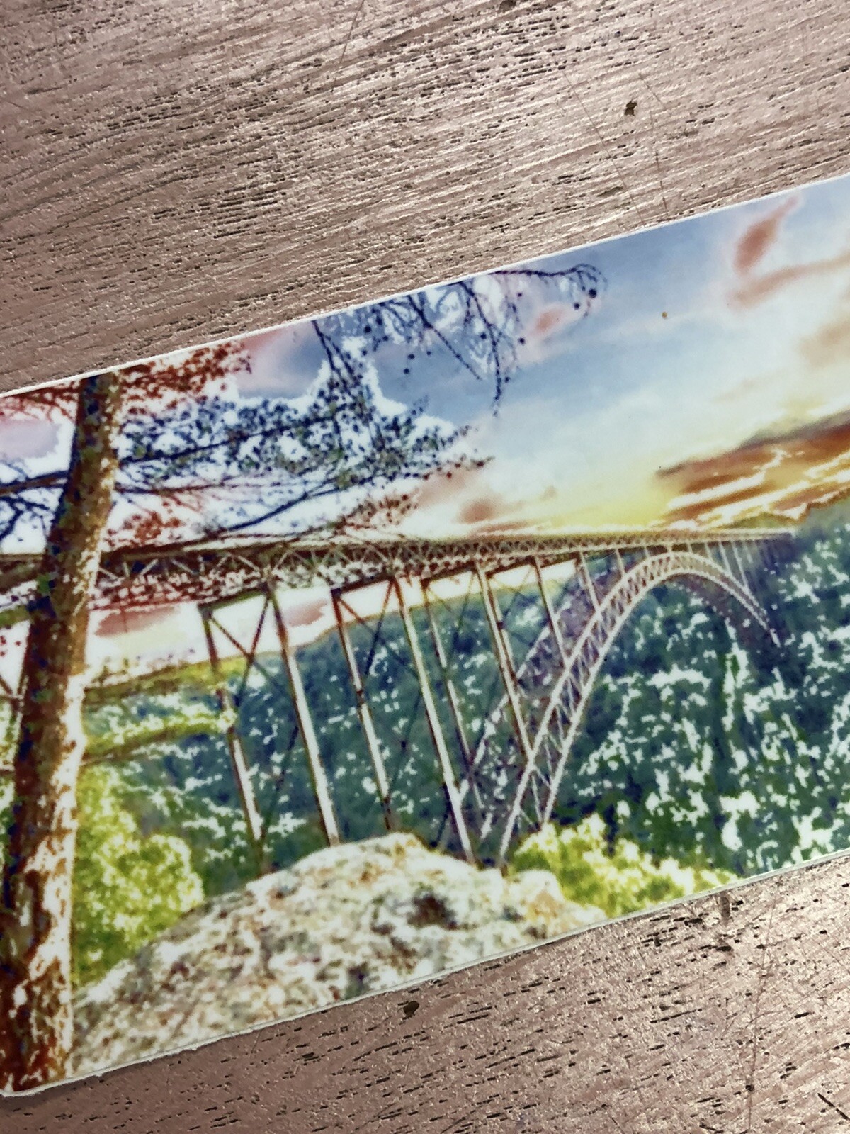 New River Gorge Bridge National Park West Virginia Sticker 3”x 5.5”