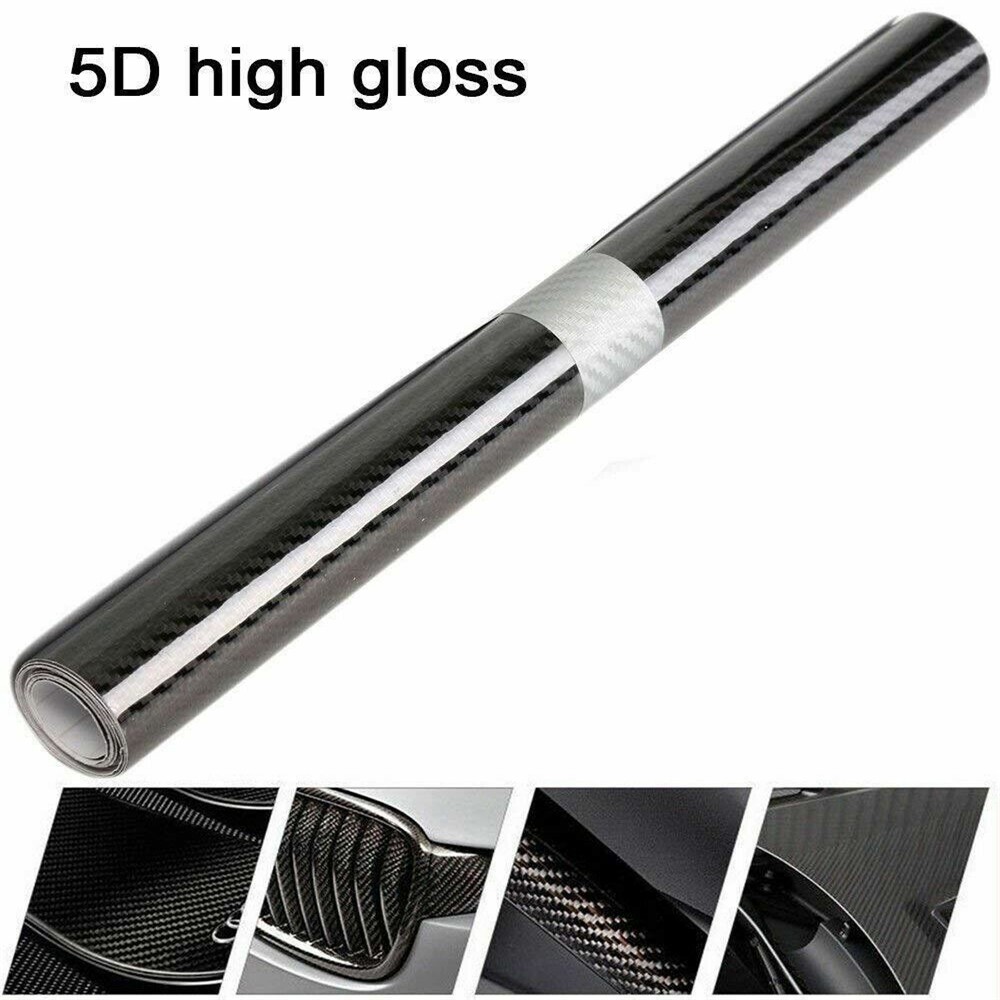 Car 5D Rollo De Vinilo Fibra Carbono Para Exterior Calificado Auto Coches Vinil