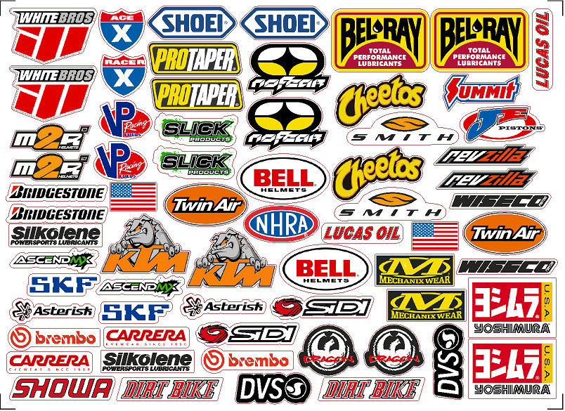 110 + Racing Decals Stickers Drag Race Nascar High Quality Vinyl FREE SHIP