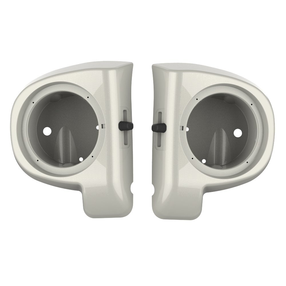 Bonneville Salt Pearl 6.5 inch Speaker Pods Lower Fairings Fits 14+ Harley