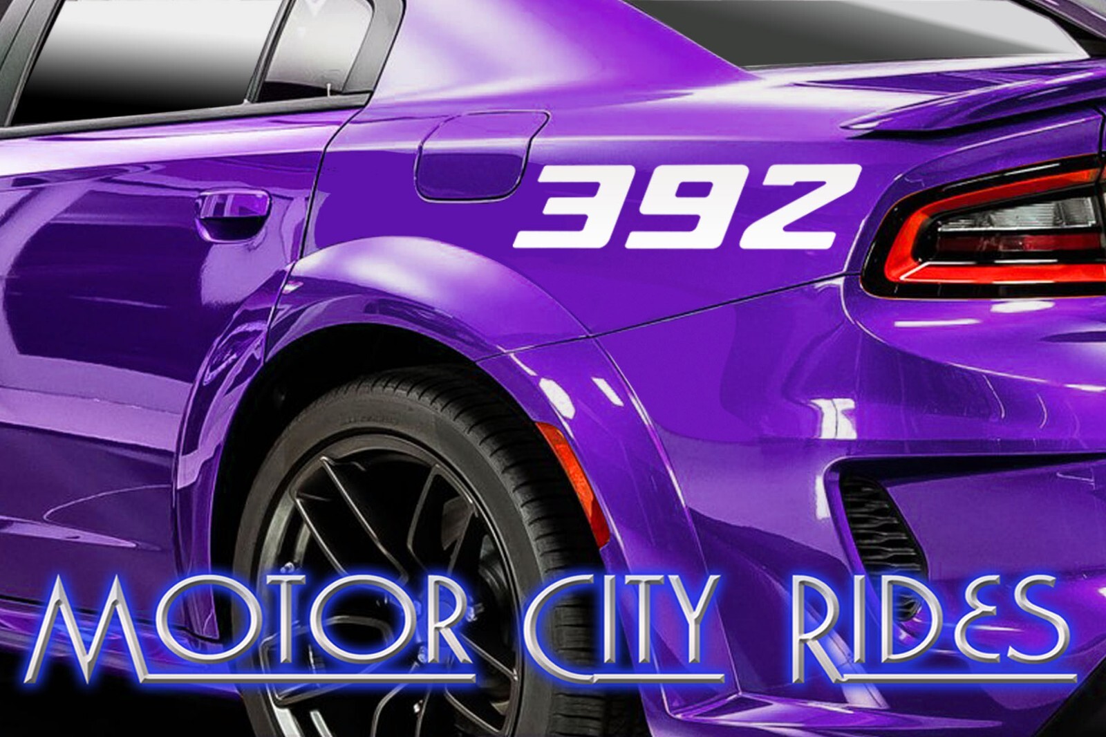 Fits DODGE CHARGER 2015-2023 WIDEBODY and Standard Fenders 392 SCAT PACK Decal