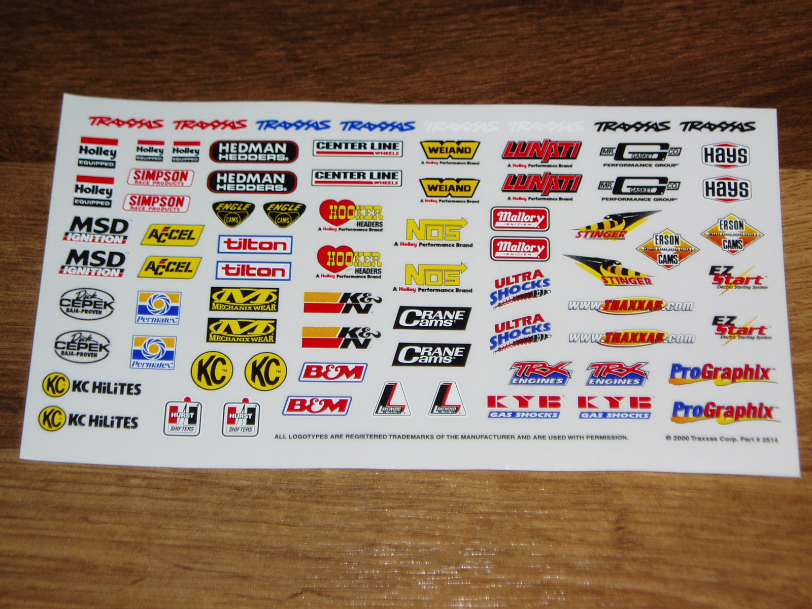 DECAL/STICKER SHEET AUTOMOTIVE *cell phone/laptop/mouse/Holley/Hurst/MSD/KYB/NOS