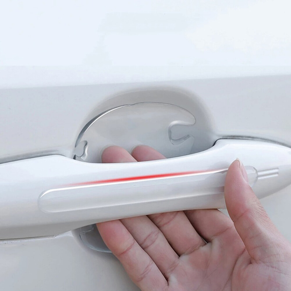 8PCS Car Door Handle Bowl Stickers Anti Scratch Protector Film Cover Accessories