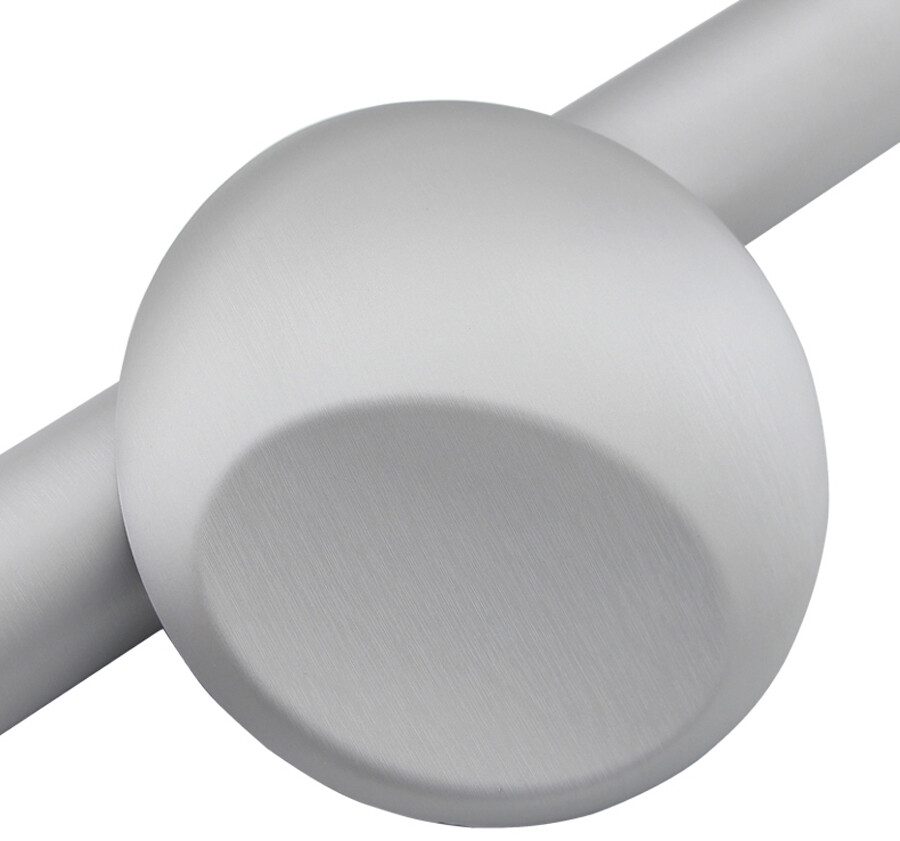 180″ x 60″ Silver Brushed Aluminum Vinyl Film Wrap Air Bubble Free 15ft x 5ft