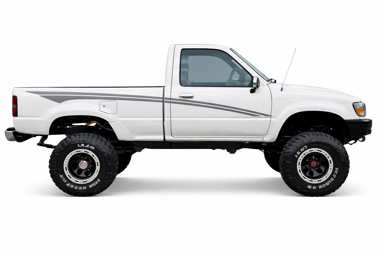 VINTAGE STYLE 1990 TOYOTA P/U SINGLE CAB RETRO VINYL DECALS/ GRAPHICS/ STICKERS