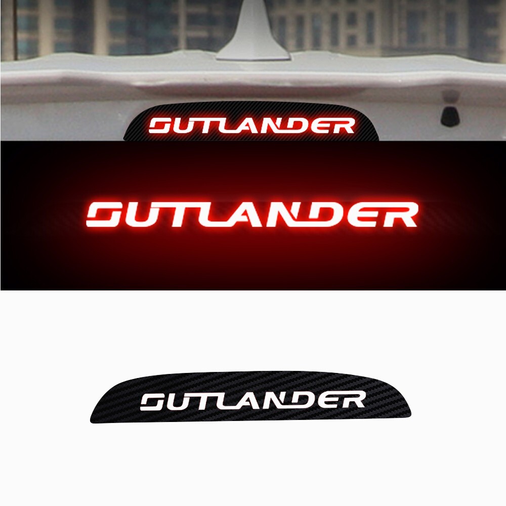 Carbon Fiber Sticker Brake Light Sticker for Mitsubishi Outlander 2016-2021