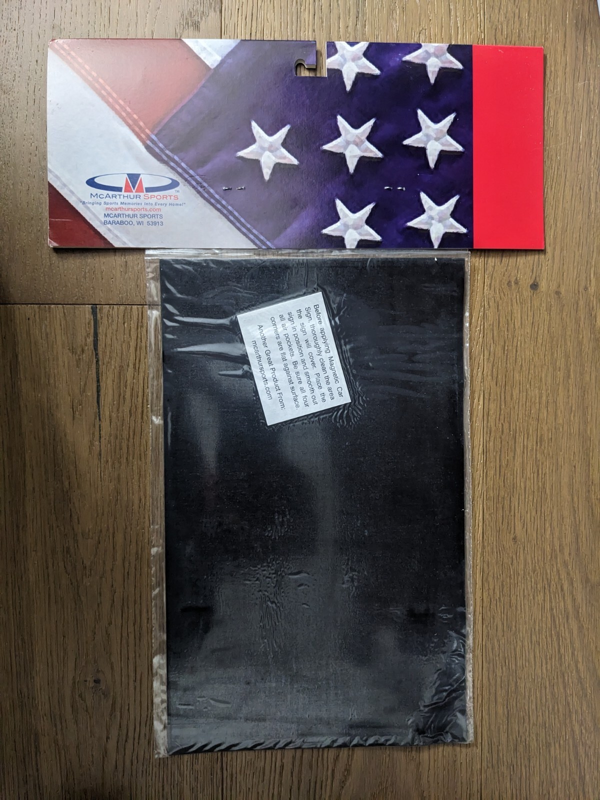 Magnetic USA Flags 12″ x 7.5″ 2-pack for Home, Auto, Office – Quick Shipping